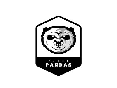 Panda Pandas logo logo design panda sports logo