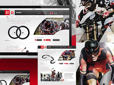 3T Cycling - Concept, web and key visual design.
