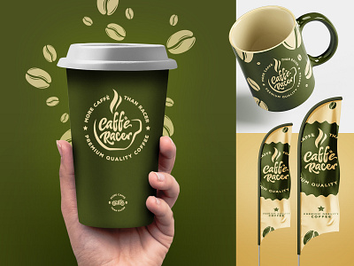 Caffé Racer - Coffee Bike - Logo and branding design.