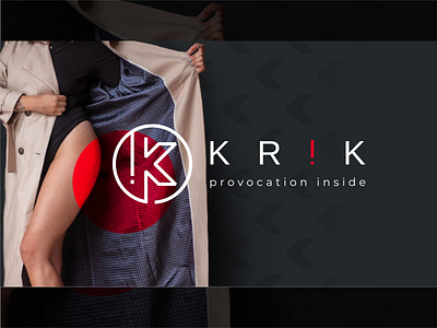 KR!K - Mini Brand Guide brand branding clean clothes clothing concept creative design fashion female guide logo new scream simple smart social stylish title ui