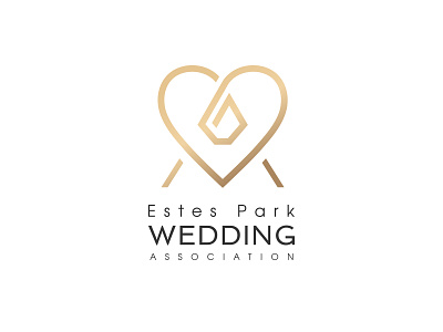 Epwa Logo Design branding clean creative design diamond flat heart icon illustration logo love luxury mountain service smart stylish united vector wedding