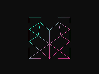 What Is Love? 3d abstact arrows art clean creative design flat focus geometic illustration line logo love smart stylish tech unusual vector