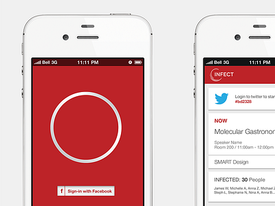 CUTC Mobile App app canadian conference cutc experience interface mobile technology ui undergraduate user ux