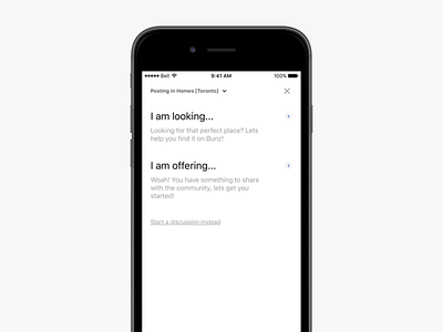 Post Options bunz clean ios looking for madeintoronto minimal offering post options searching select