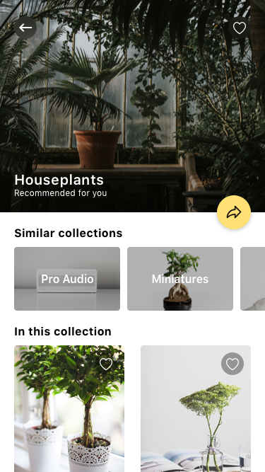 Prototype: Collections by Rishabh Varshney on Dribbble
