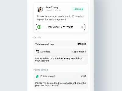 Schedule Payment clean design ios list list items minimal navigation p2p payment payment app payments peer to peer quick access schedule schedule payment