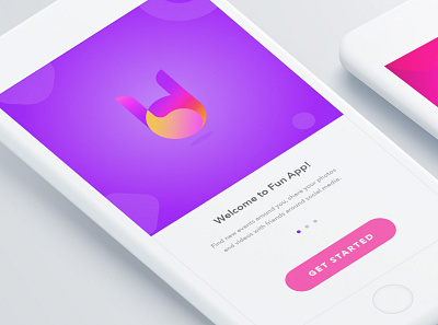 App Boarding Screen UI boarding branding design iconset illustration art mobile mobile ui design uidesign