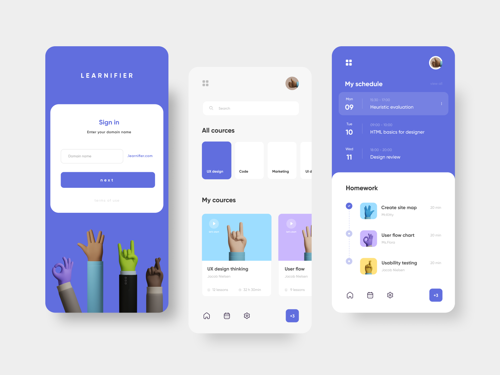 Learnifier — online education app by JetRuby Agency on Dribbble