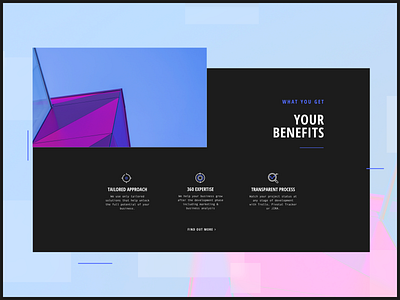 E-digital - Benefits Page branding design logo ui ux web website