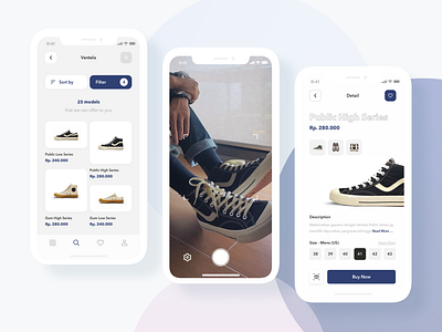 #Exploration - Sneakers Mobile App