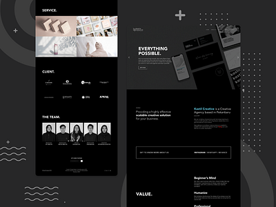 KastilCreative Landing Page design landing page minimalist ui design web web design website website design