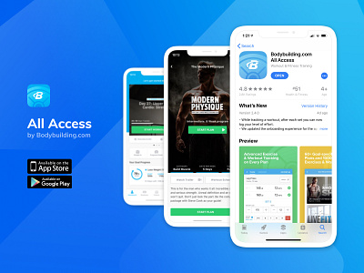 All Access App Preview app application bbcom body building bodybuilding exercise fit fitness fitness app ios workout