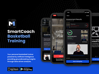 SmartCoach Basketball Training Preview ai app application basketball coach drills hpe human posture image recognition iphone machine machine learning machinelearning smartcoach training