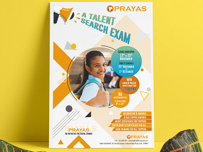 Prayas Poster branding coreldraw poster