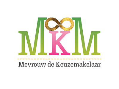 Mkm identity illustration logo typography vector