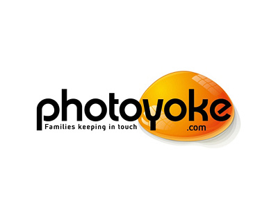 Photoyoke branding identity illustration logo typography vector