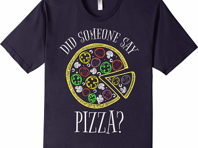 Pizza adobe illustrator cc illustration tshirt design vector