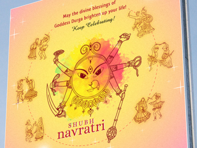 Navratri Facebook Creative