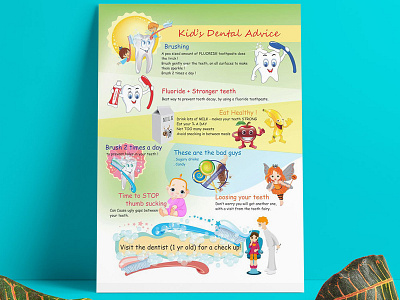 Poster For Dental Clinic adobe illustrator cc adobe photoshop cc coreldraw identity poster art