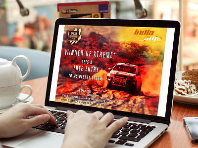 Dakar India Baza Poster adobe photoshop cc branding coreldraw graphic design print design sport