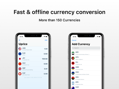 Uprice – currency converter