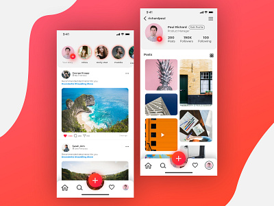 Redesign Social apps