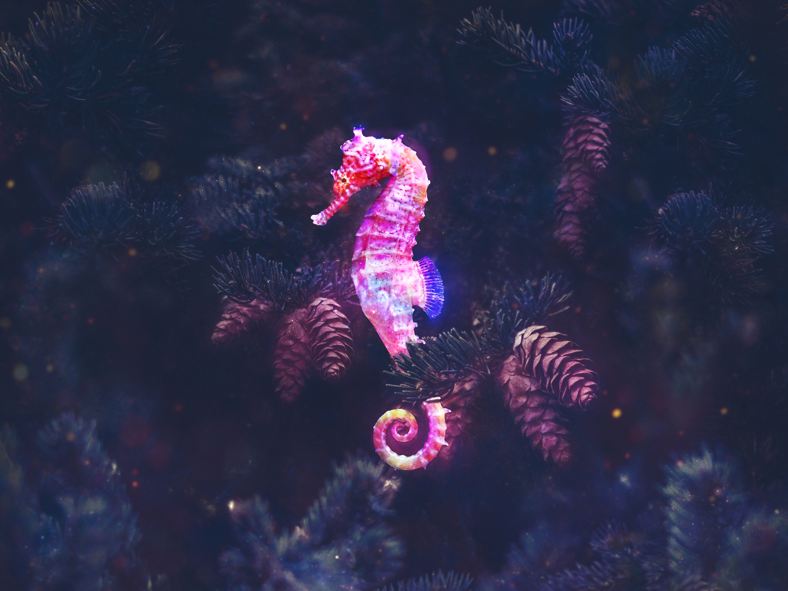 Seahorse Blue Wallpapers  Seahorse Wallpapers for iPhone 4k