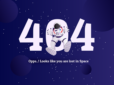 DailyUI 8 - 404 Page Not Found