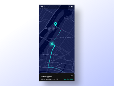 #020 - Location Tracker dark dark theme googlemaps location location tracker map maps navigations pop overlay popup