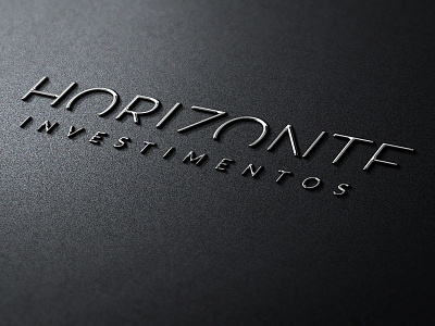 Logo Horizonte Investimentos branding financial investment logo