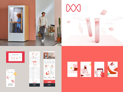 Smart Medik Branding & Product Design ai app branding design icon illustration layout logo medical mood product records sign smart ui ux web