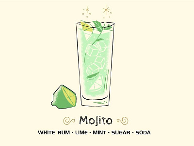 Mojito ui ux 插图 设计