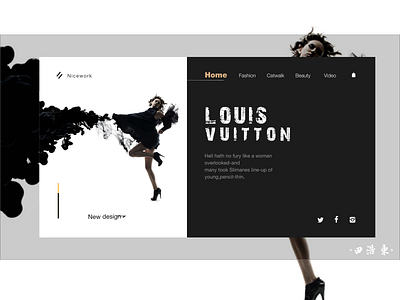 Web design - fashion ui ux 品牌 设计