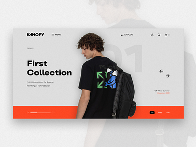 Kanopy | Online Store 2021 brand brands clothes clothing company collection company design ecommerce fashion homepage minimalist off white online online shop online store shop store ui web design