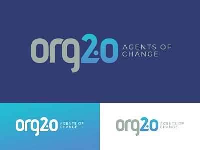 Org 2.0 - Logo brand identity branding change logo logo design organization wordmark
