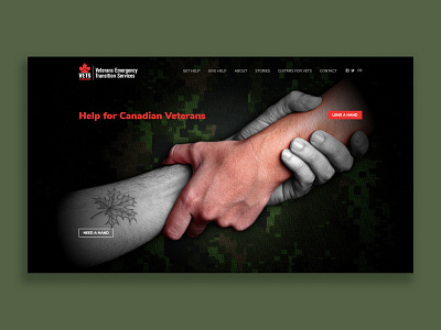Vets Canada Website armed forces canada canadian military veterans web design