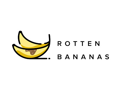 Rotten Bananas Logo 3 illustration logo