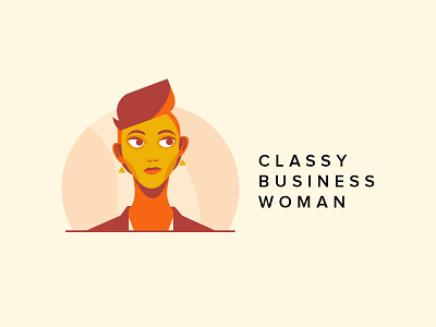 Classy Business Woman Logo