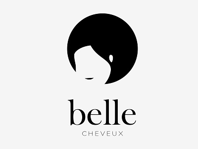 Belle Cheveux Logo design illustration logo