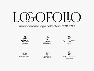 Logofolio 2019-2022 / monochrome collection