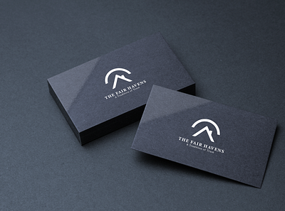 The Fair Haven logo Mockup branding design illustrator logo logo design minimalist logo realestate simple unique logo vector