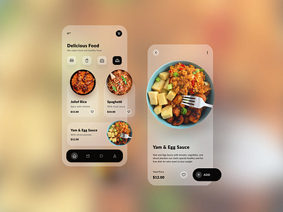 Food Mobile APP app concept food mobile app food ui foodapp mobile app ui