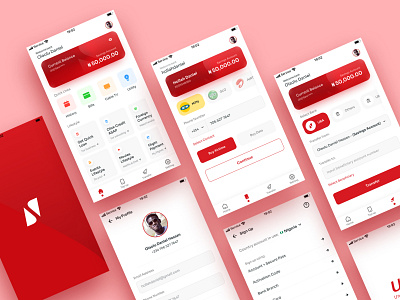 Finance Mobile App Redesign app bank app banking app finance app fintech app mobile mobile app money app uiux design