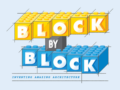 Block By Block Logo lego logo