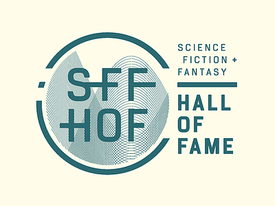 SFF HOF Logo fantasy logo museum exhibit science fiction