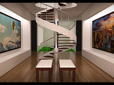 Art gallery - 3D 3d 3dsmax art gallery