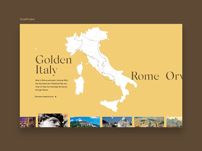 Travel Agency Concept agency branding agency website classic colorful concept design illustration italy map minimal tour travel travel agency traveling ui ui design uiux ux ux design uxdesign