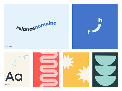 La Relance Humaine Brand branding logo logodesign non profit vector