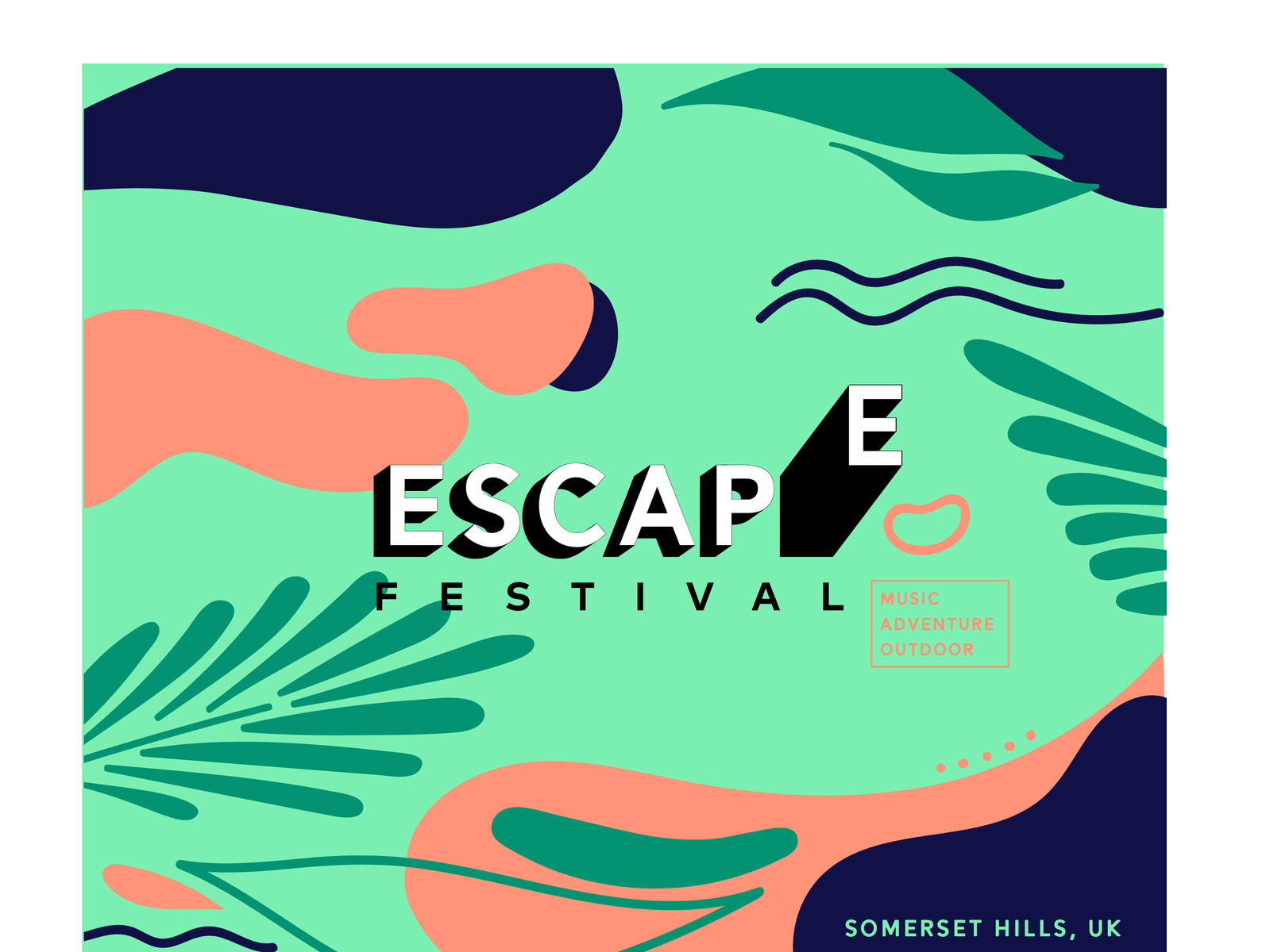 Branding Escape Festival by MELISSA PHILLIPS on Dribbble