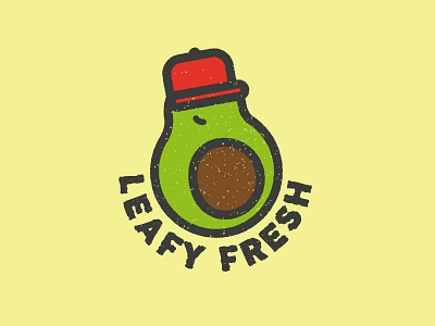 Leafy Fresh branding briefbox design flat icon illustration logo logodesign vector vegan